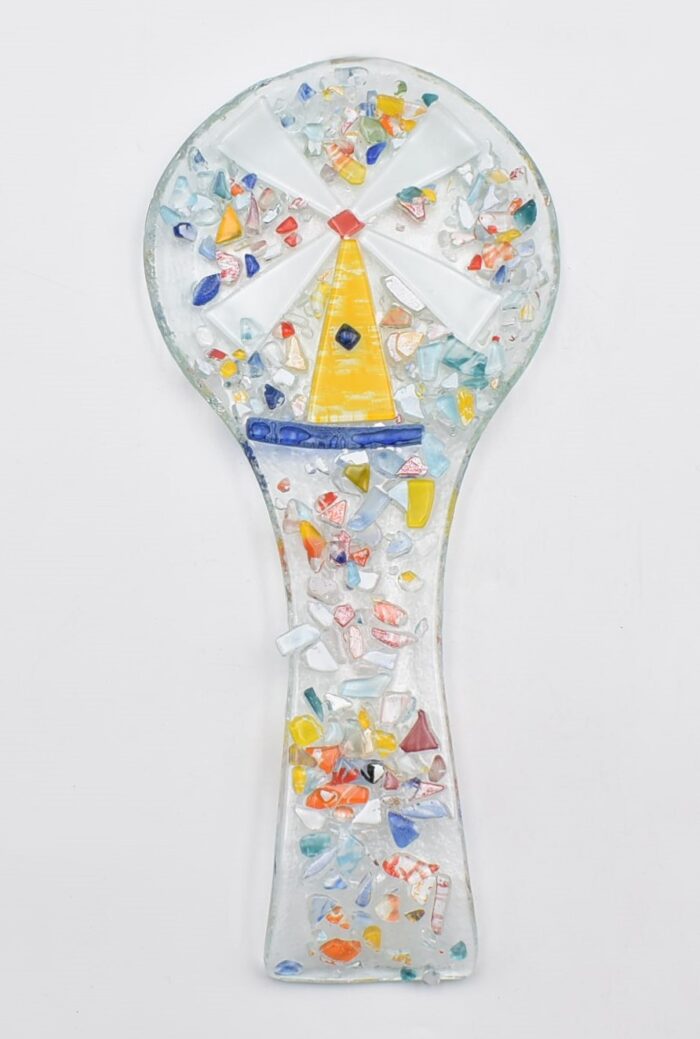 Κουτάλα από Φυσητό Γυαλί με Χρωματιστά Πετραδάκια - Image 17