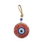 Φυσητό Κρεμαστό Μάτι με Κόκκινα Πετραδάκια