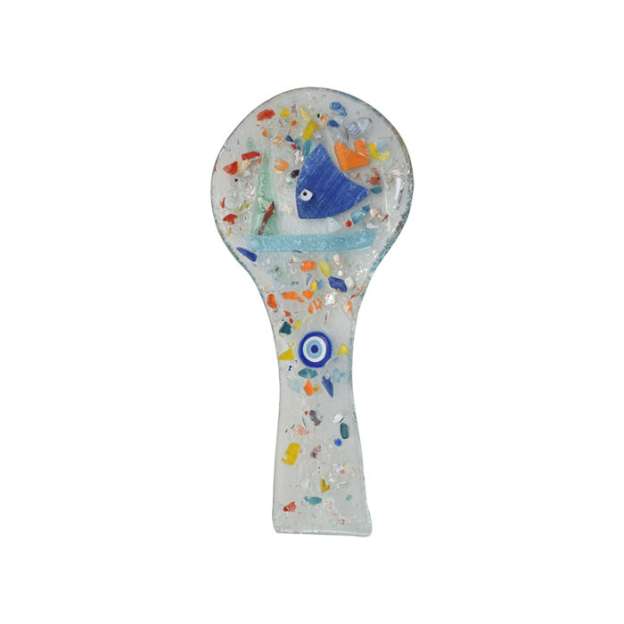 Κουτάλα από Φυσητό Γυαλί με Χρωματιστά Πετραδάκια - Image 8