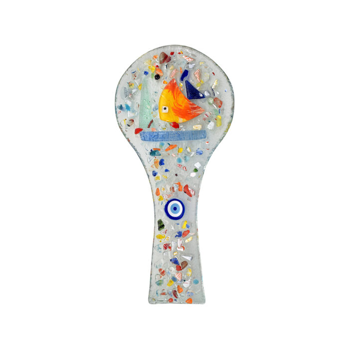 Κουτάλα από Φυσητό Γυαλί με Χρωματιστά Πετραδάκια - Image 12