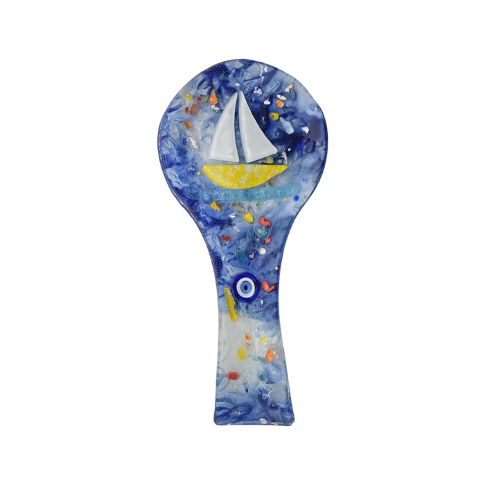 Κουτάλα Χρωματιστή από Φυσητό Γυαλί - Image 12