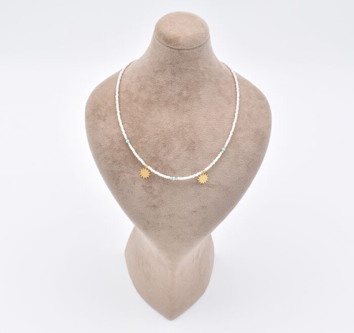 Κολιέ με Γυαλιστερές Χάντρες - Image 2