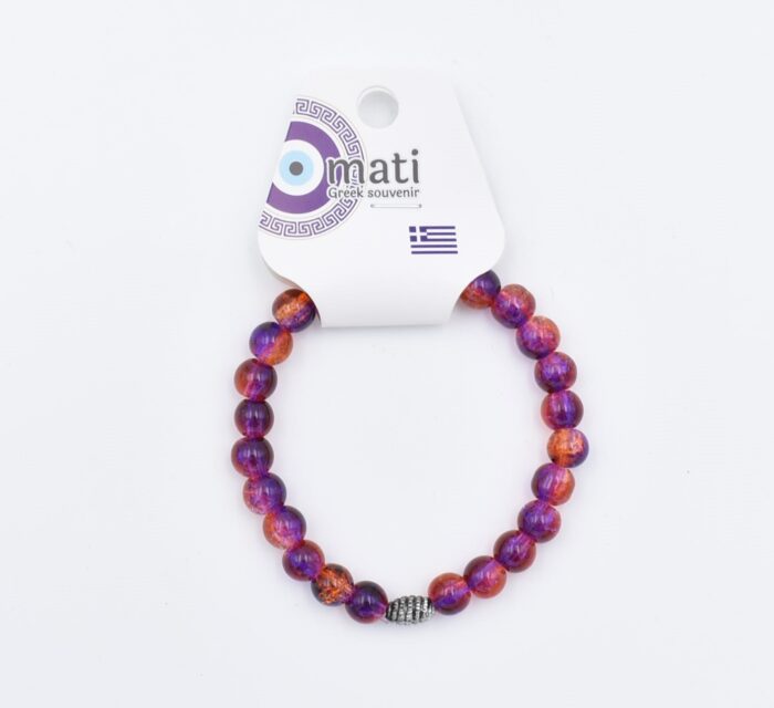 Βραχιόλι χάντρα γυναικείο με λαμπερή χάντρα - Image 35