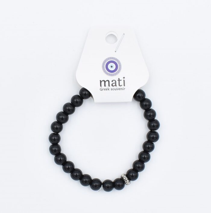 Βραχιόλι χάντρα γυναικείο με λαμπερή χάντρα - Image 12