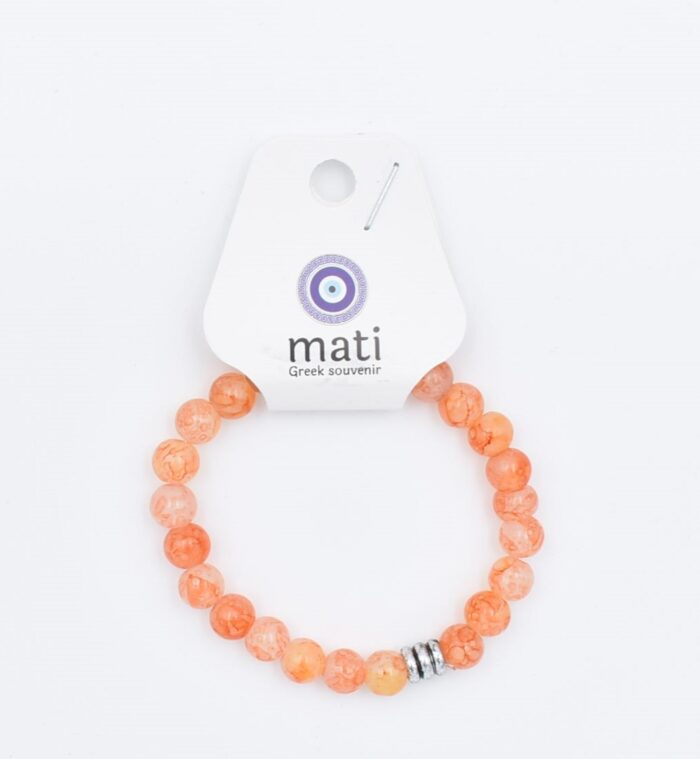 Βραχιόλι χάντρα γυναικείο με λαμπερή χάντρα - Image 13