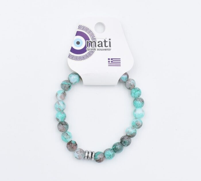 Βραχιόλι χάντρα γυναικείο με λαμπερή χάντρα - Image 37