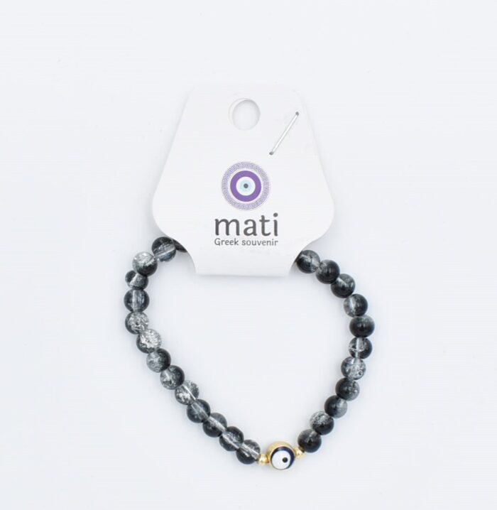 Βραχιόλι χάντρα γυναικείο με λαμπερή χάντρα - Image 16