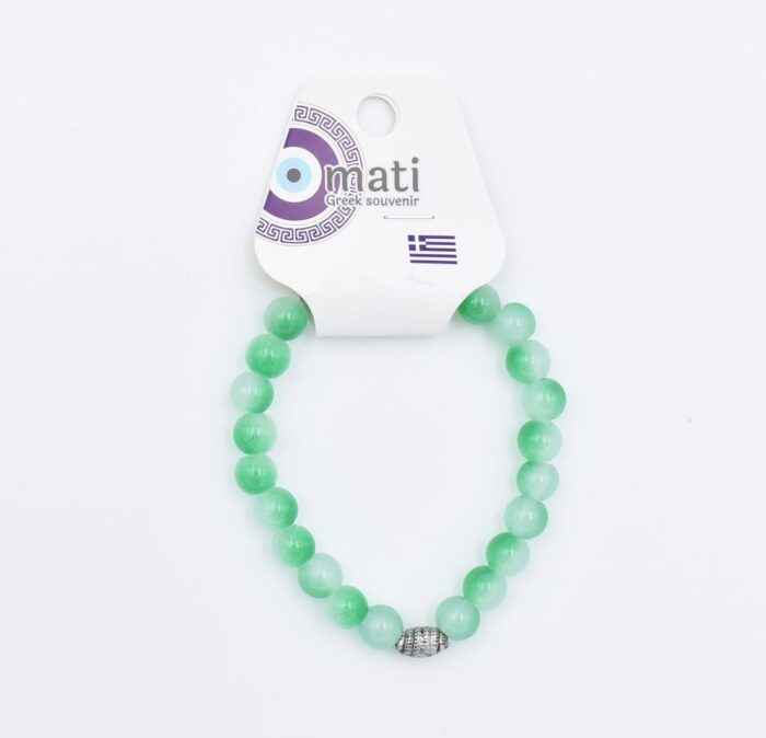 Βραχιόλι χάντρα γυναικείο με λαμπερή χάντρα - Image 27