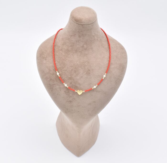 Κολιέ με Γυαλιστερές Χάντρες - Image 3