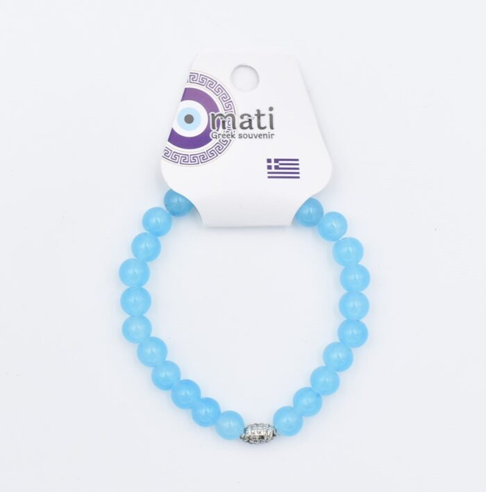 Βραχιόλι χάντρα γυναικείο με λαμπερή χάντρα - Image 48