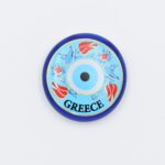 Μαγνήτης  Μπλε Γυαλί Στρογγυλός Μάτι