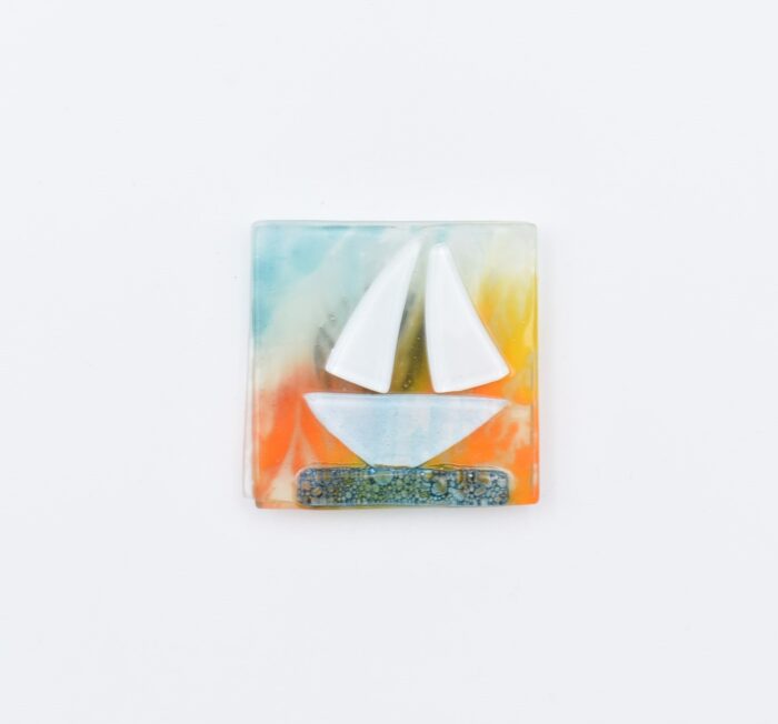 Μαγνήτης Τετράγωνος Φυσητό Γυαλί - Image 22