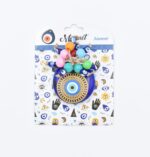 Μαγνήτης  Μπλε Γυαλί Στρογγυλός Μάτι Με Χάντρες - Image 13