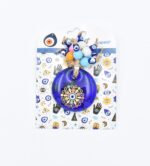 Μαγνήτης  Μπλε Γυαλί Στρογγυλός Μάτι Με Χάντρες - Image 9