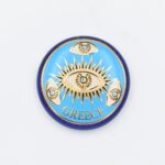 Μαγνήτης  Μπλε Γυαλί Στρογγυλός Μάτι