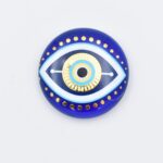 Μαγνήτης  Μπλε Γυαλί Στρογγυλός Μάτι
