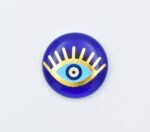 Μαγνήτης  Μπλε Γυαλί Στρογγυλός Μάτι - Image 2