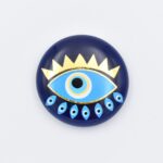 Μαγνήτης  Μπλε Γυαλί Στρογγυλός Μάτι