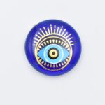 Μαγνήτης  Μπλε Γυαλί Στρογγυλός Μάτι