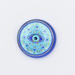 Μαγνήτης  Μπλε Γυαλί Στρογγυλός Μάτι