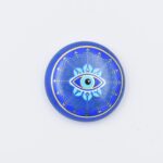 Μαγνήτης  Μπλε Γυαλί Στρογγυλός Μάτι