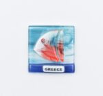 Μαγνήτης Τετράγωνος Greece  Φυσητό Γυαλί - Image 23