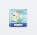 Μαγνήτης Τετράγωνος Greece  Φυσητό Γυαλί - Image 26