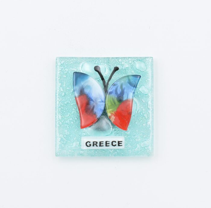Μαγνήτης Τετράγωνος Greece  Φυσητό Γυαλί - Image 28