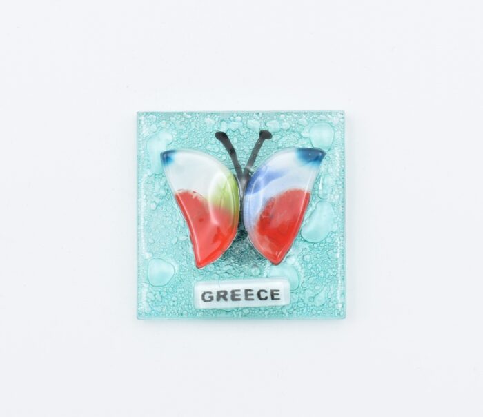 Μαγνήτης Τετράγωνος Greece  Φυσητό Γυαλί - Image 30