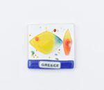 Μαγνήτης Τετράγωνος Greece  Φυσητό Γυαλί - Image 4