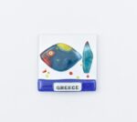 Μαγνήτης Τετράγωνος Greece  Φυσητό Γυαλί - Image 10