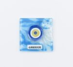 Μαγνήτης Τετράγωνος  Μάτι Greece Φυσητό Γυαλί - Image 11