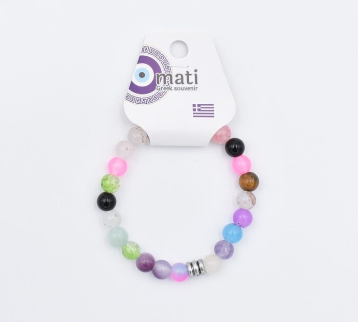 Βραχιόλι χάντρα γυναικείο με λαμπερή χάντρα - Image 53