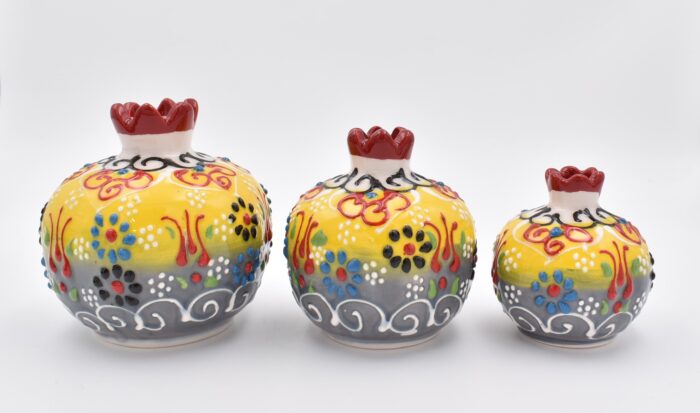 Κεραμικό Ρόδι Δαντέλα - Image 4