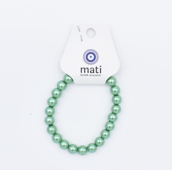 Βραχιόλι χάντρα γυναικείο με λαμπερή χάντρα - Image 4