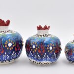 Κεραμικό Ρόδι Δαντέλα