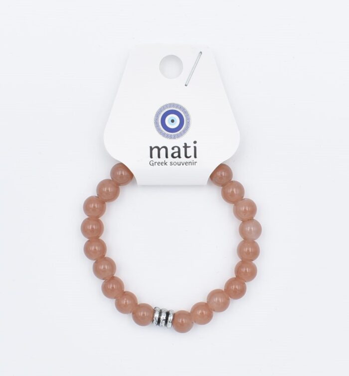 Βραχιόλι χάντρα γυναικείο με λαμπερή χάντρα - Image 7