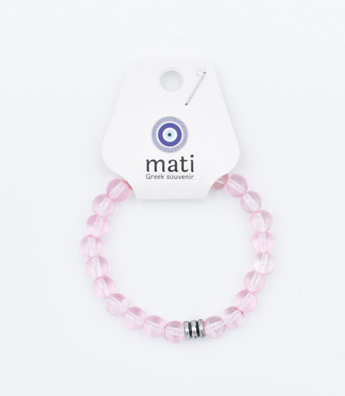 Βραχιόλι χάντρα γυναικείο με λαμπερή χάντρα - Image 8