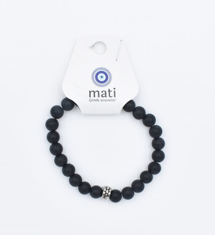 Βραχιόλι χάντρα γυναικείο με λαμπερή χάντρα - Image 9