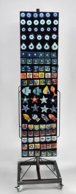 Μαγνήτης Μάτι Μπλε Φυσητό Γυαλί - Image 2