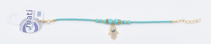 Βραχιόλι  Χάντρα με Χέρι της Φατμά - Image 3