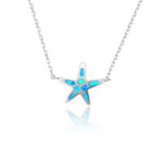 ΚΟΛΙΕ  925 Rhodium blue opal