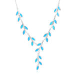 ΚΟΛΙΕ  925 Rhodium blue opal