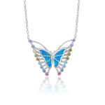 ΚΟΛΙΕ  925 Rhodium blue opal