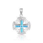 ΜΕΝΤΑΓΙΟΝ 925 Rhodium blue opal