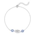 ΒΡΑΧΙΟΛΙΑ  925 Rhodium  zircon