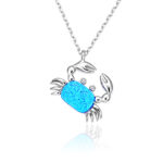 ΚΟΛΙΕ  925 Rhodium blue opal