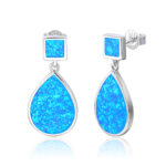 ΣΚΟΥΛΑΡΙΚΙΑ 925 Rhodium blue opal