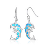 ΣΚΟΥΛΑΡΙΚΙΑ 925 Rhodium blue opal