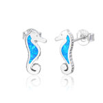 ΣΚΟΥΛΑΡΙΚΙΑ 925 Rhodium blue opal